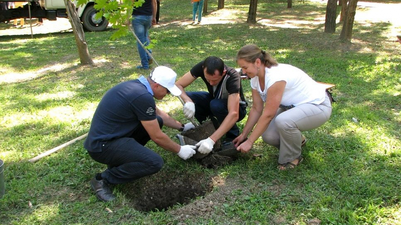 В Западном округе стартовало масштабное общероссийское мероприятие «Всероссийский экологический субботник «Зеленая Россия»