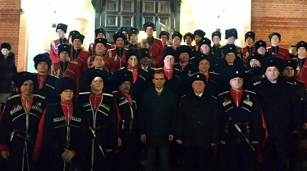 Рождество Христово отметили Екатеринодарские казаки