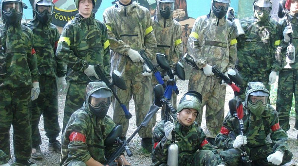 Команда Центрального округа приняла участие в соревнованиях по пейнтболу