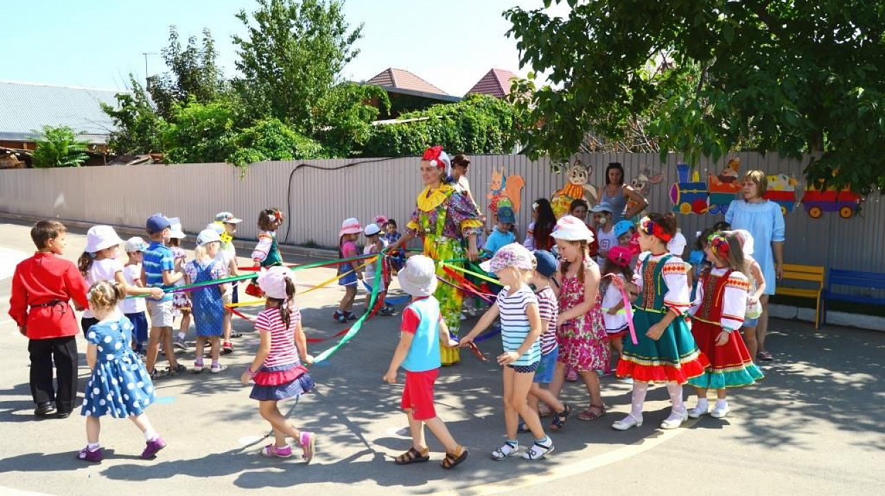 В детском саду провели праздник яблочного спаса