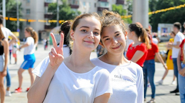 Флэшмоб «Я люблю Россию» провели в Краснодаре