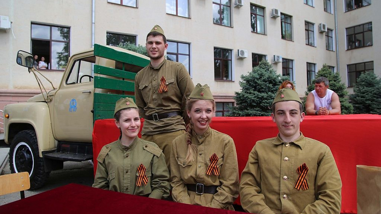В Кубанском госагроуниверситете состоялось празднование 72-й годовщины Великой Победы