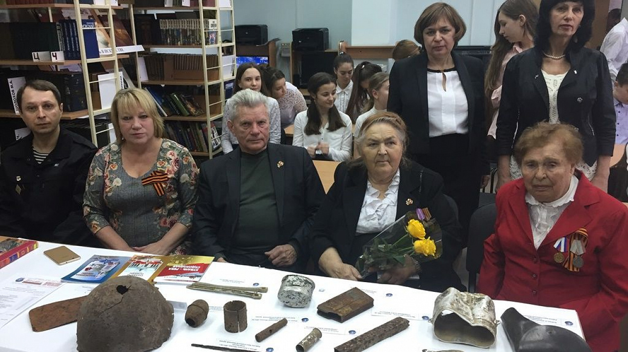 В библиотеке Западного округа появился музей  Воинской Славы