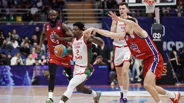 Евгений Наумов поздравил баскетбольный клуб «Локомотив-Кубань» с важной победой над ЦСКА