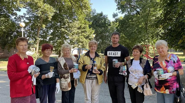 В Пашковском микрорайоне общественники провели субботник