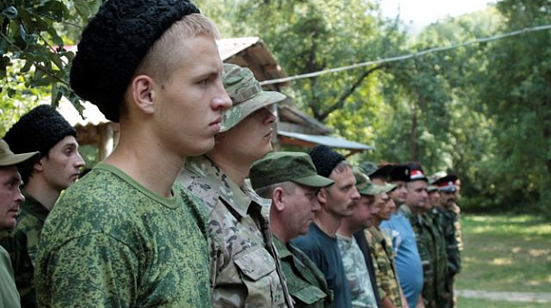 Казаки-спасатели на учениях