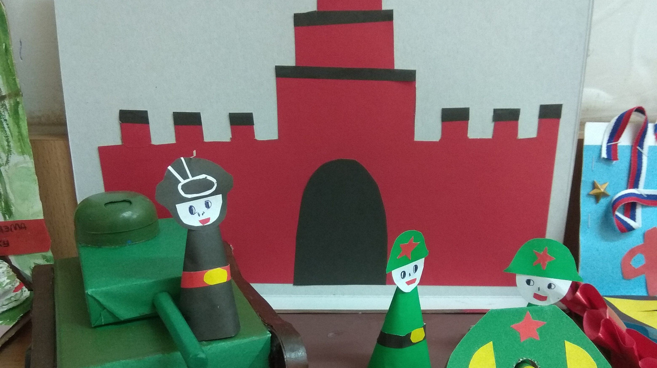 В детском саду Западного округа открылась выставка творческих работ  «Мы гордимся! Мы помним!»