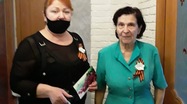 Всероссийское общество инвалидов поздравили ветеранов ВОВ