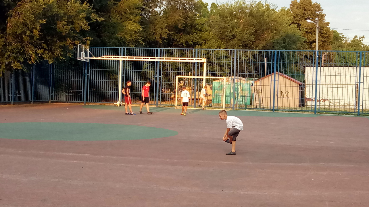 Вечерняя площадка школа 28.08.2017