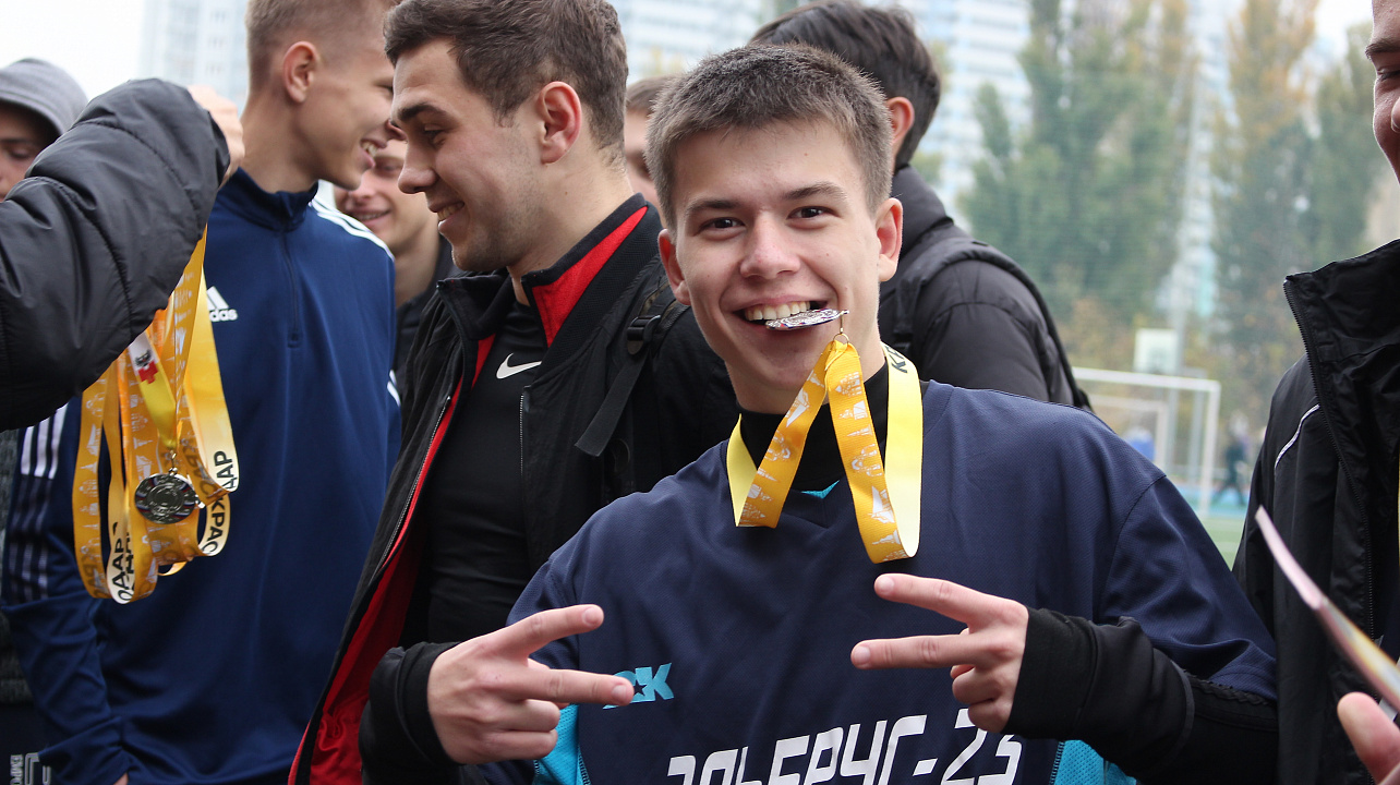 Завершился футбольный матч 8х8 среди студенческих команд  