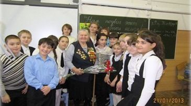 В прикубанской школе №1 проходят встречи с ветеранами войны