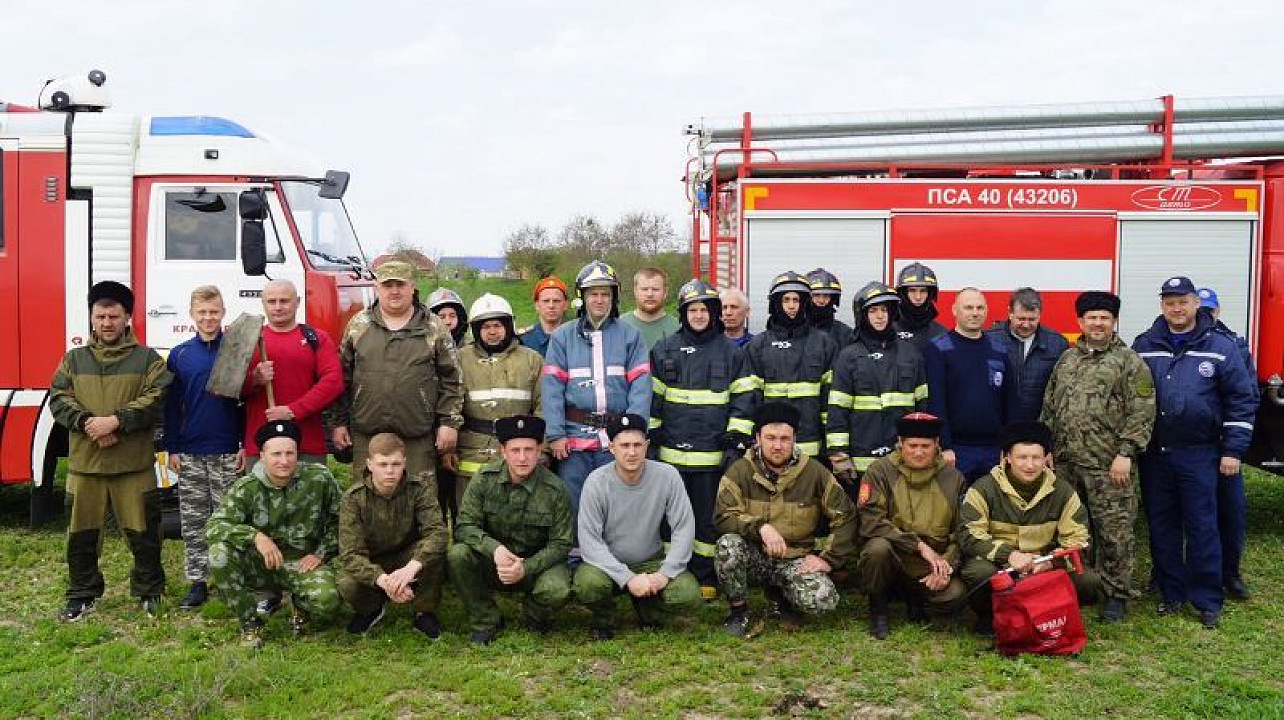 Казаки-спасатели приняли участие в командно-штабных учениях