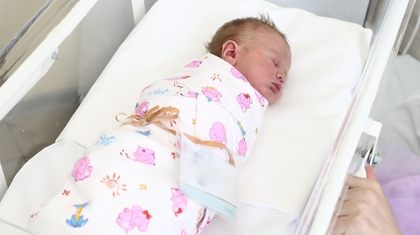 Евгений Наумов поздравил родителей появившихся на свет в День города малышей