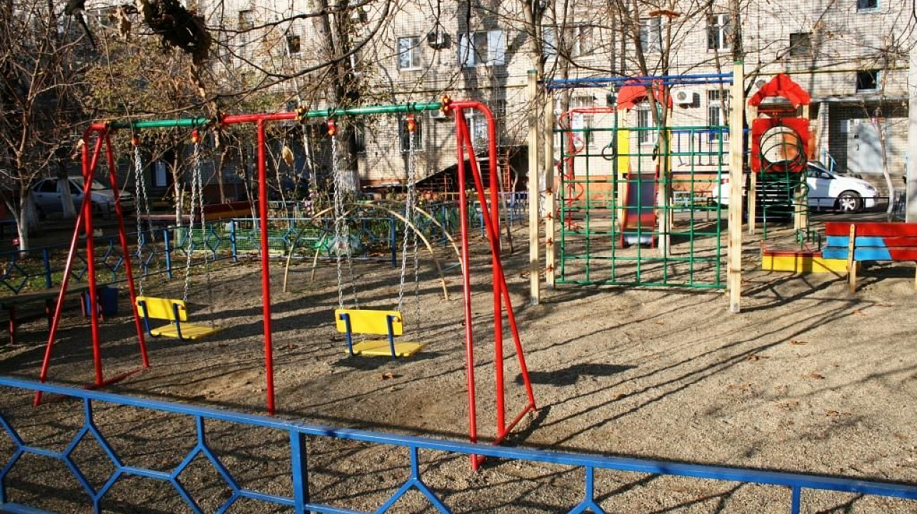 В Прикубанском округе установлено 84 детских игровых площадки