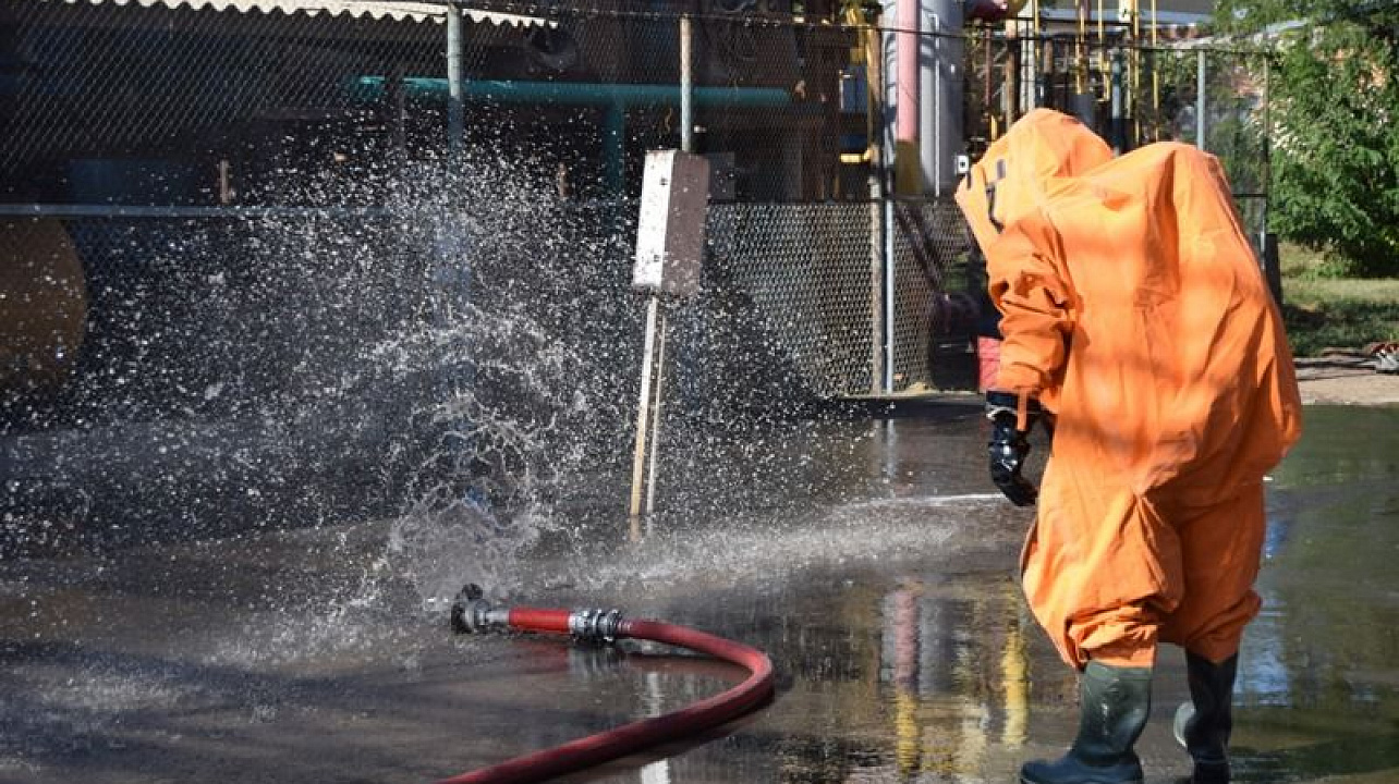 В Центральном округе прошла штабная тренировка по ликвидации последствий чрезвычайной ситуации техногенного характера