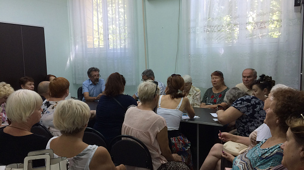 Актив жителей территориального центра № 22 принял участие в информационном занятии