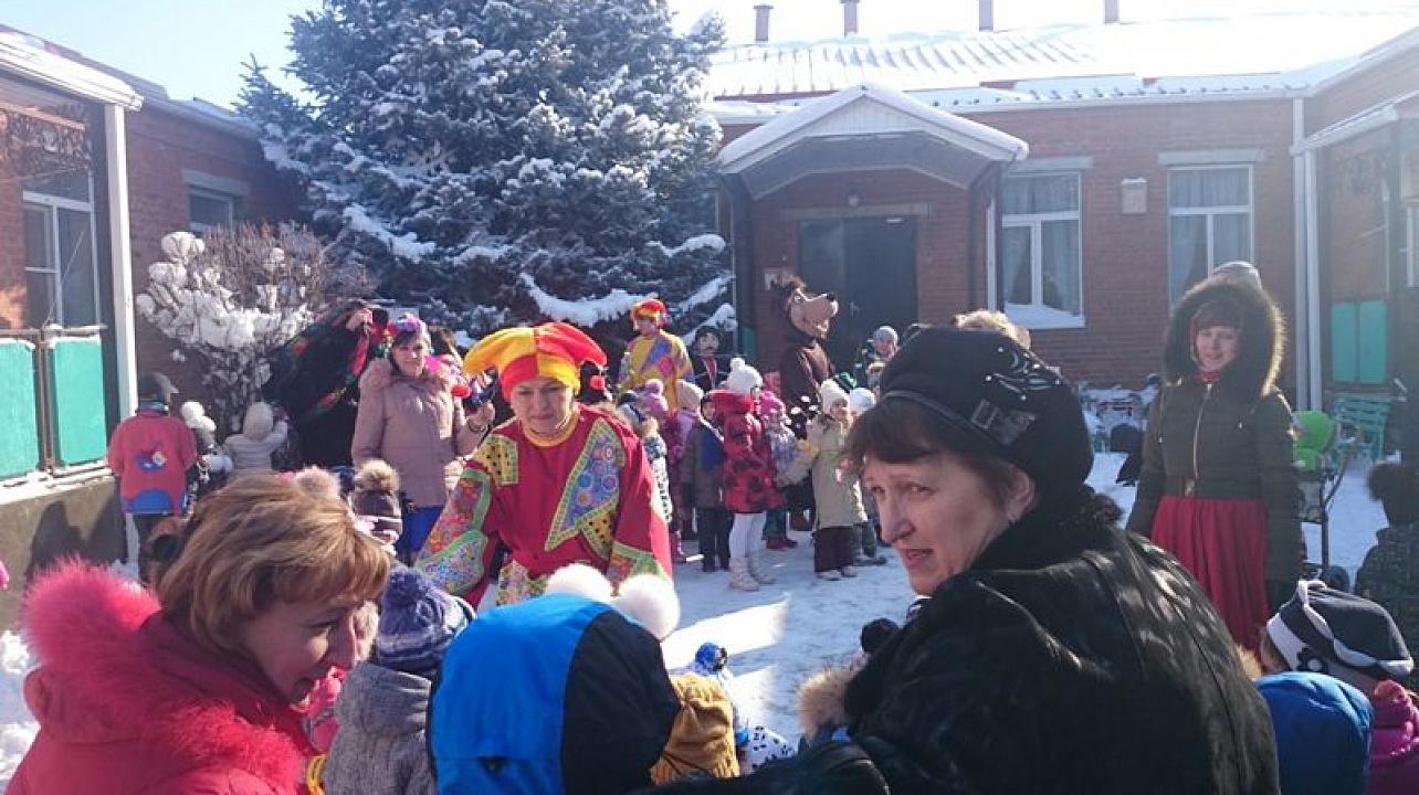 В детском саду № 24 встретили Масленицу