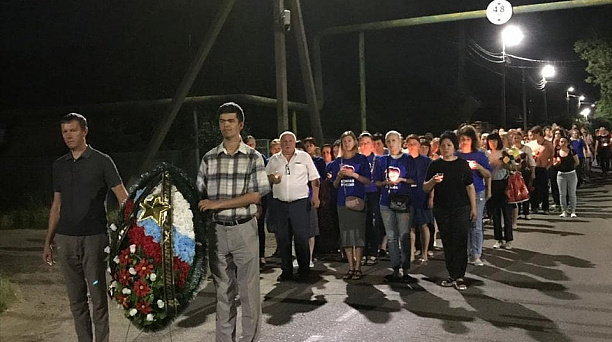 В День памяти и скорби станица Елизаветинская присоединилась с Всероссийской акции «Свеча памяти»