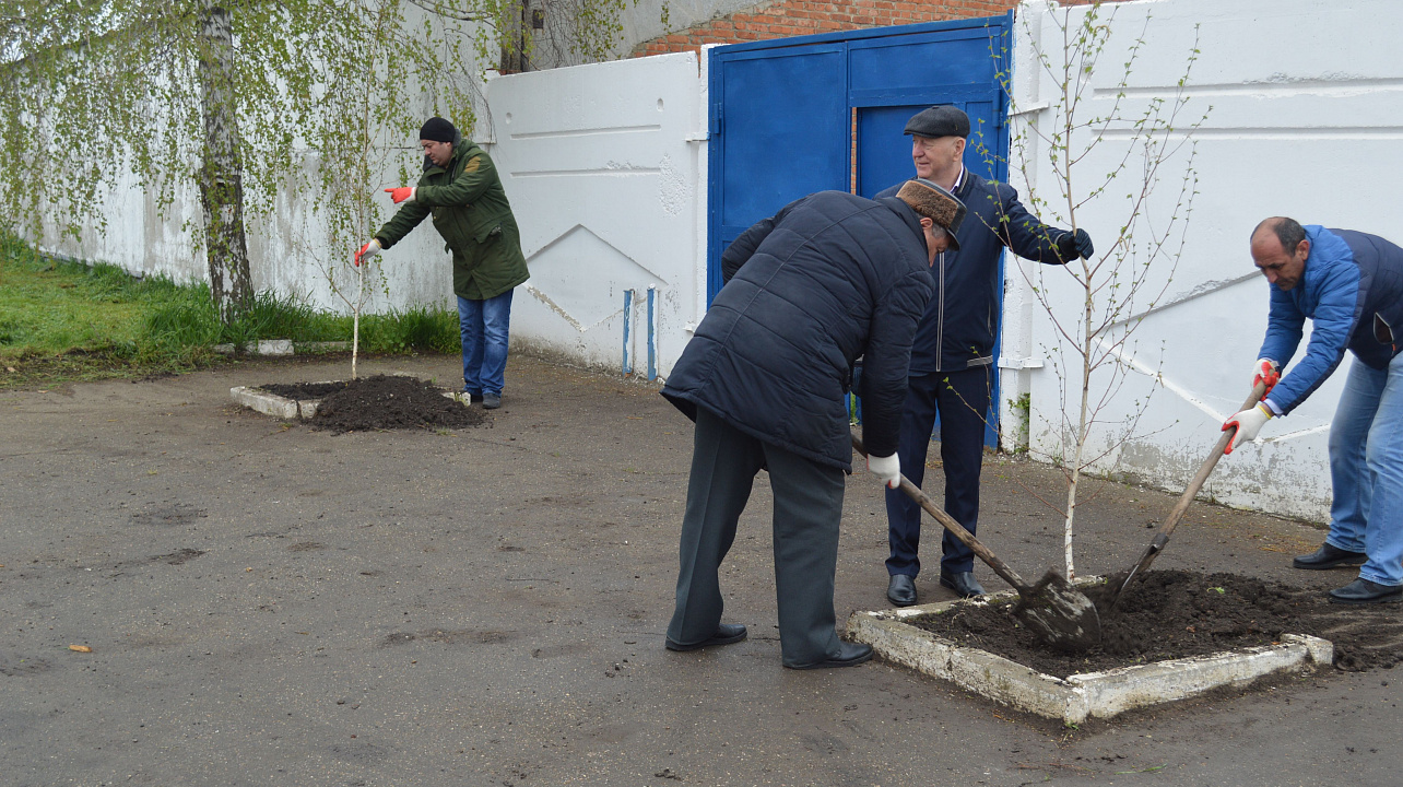 ОПХ «Центральное» приняли участие в челлендже #10000деревьевкраснодару