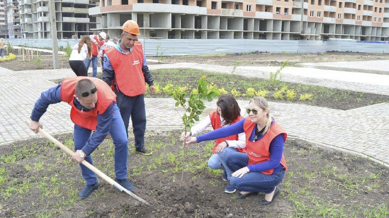 В Краснодаре продолжается благоустройство бульвара им. Ушакова