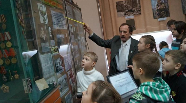 Воспитанники спортивной школы "Юбилейная" посетили музей Боевой Славы Краснодара