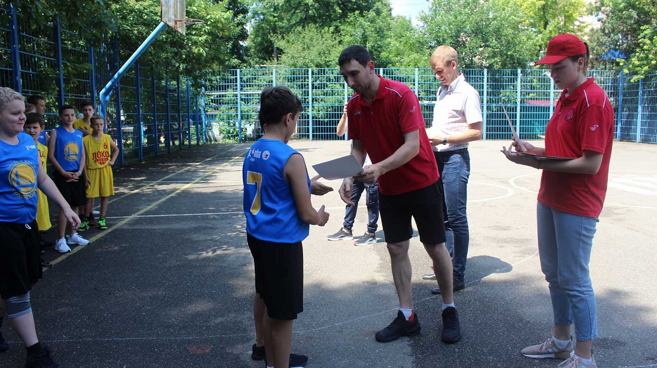 Результаты финальных окружных игр по уличному баскетболу