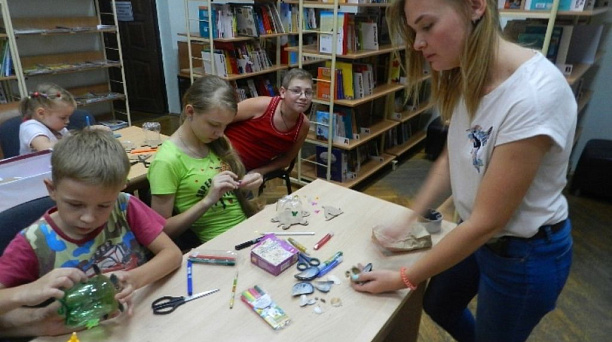 Для юных читателей библиотеки Западного округа состоялось мероприятие «Сбережем зеленую планету!»