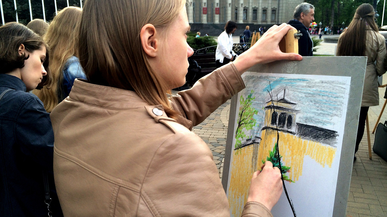 открытие фонтана у здания Законодательного Собрания Краснодарского края