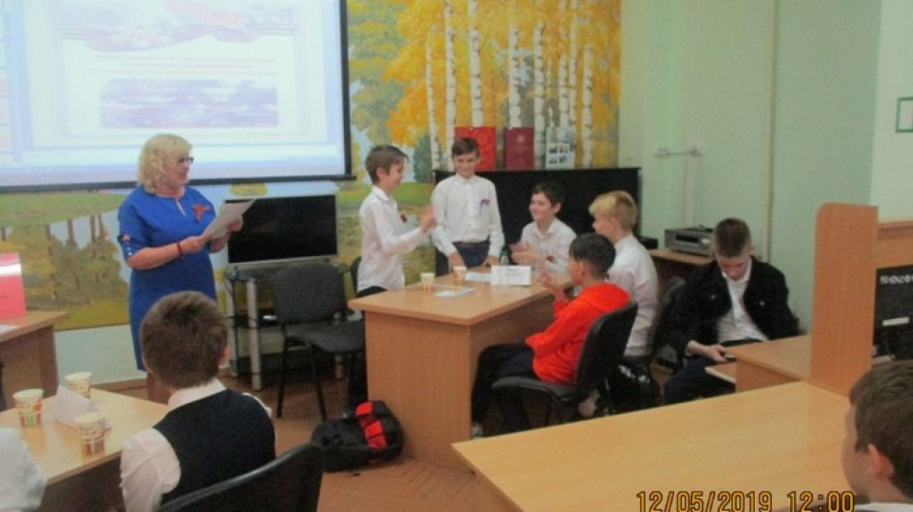 В Библиотеке им. Н. К. Крупской состоялась интеллектуально- патриотическая игра, посвященная Дню Великой Победы