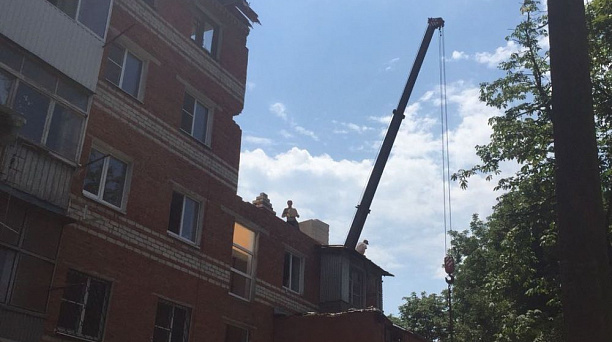 На восстановление дома по ул. Славянской в Краснодаре поступило более 500 тыс. руб. благотворительных средств