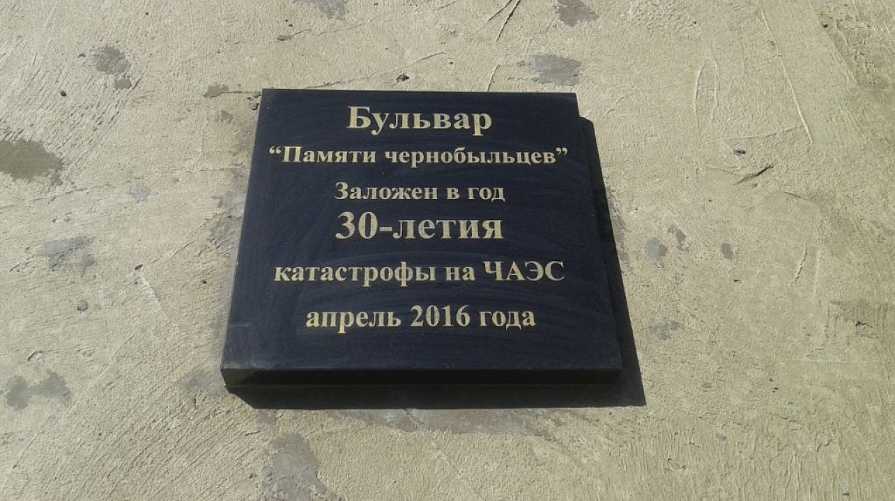 На аллее Памяти Чернобыльцев прошел субботник