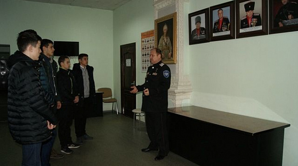Встреча с допризывной казачьей молодёжью