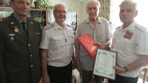 Казаку Екатеринодарского РКО С.Г.Дробязко исполнилось 90 лет