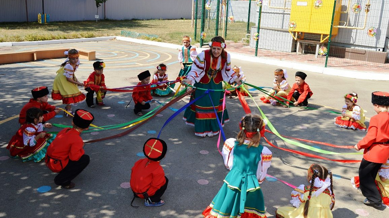 В детском саду Западного округа прошло празднование яблочного спаса
