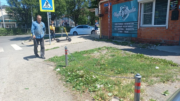 В Центральном округе демонтировали незаконно установленные ограждения