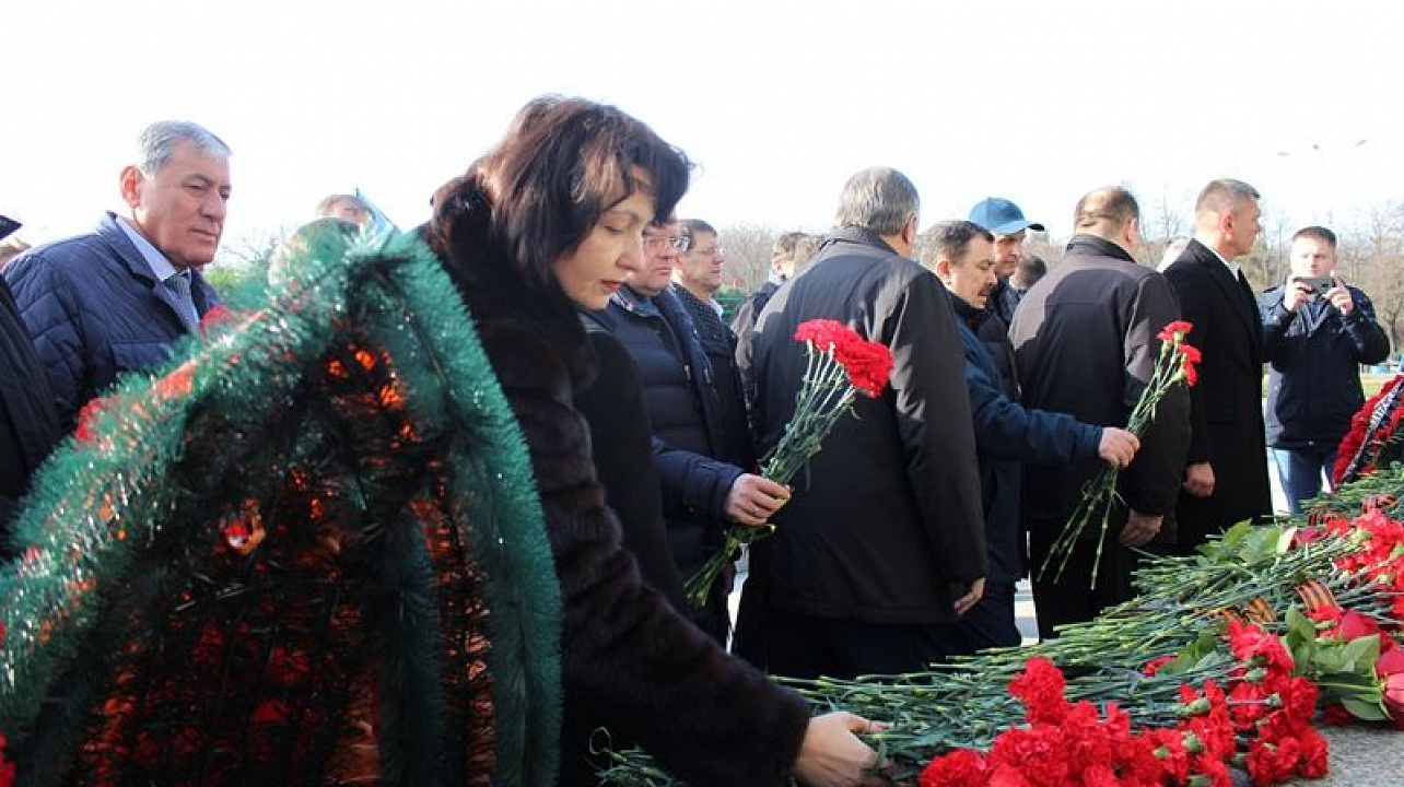 Жители Центрального округа приняли участие в торжественном митинге, посвященном освобождению Краснодара от немецко-фашистских захватчиков