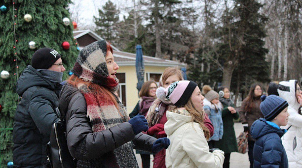 Молодежный Совет Западного округа провёл спортивно-развлекательный квест, посвящённый Старому новому году