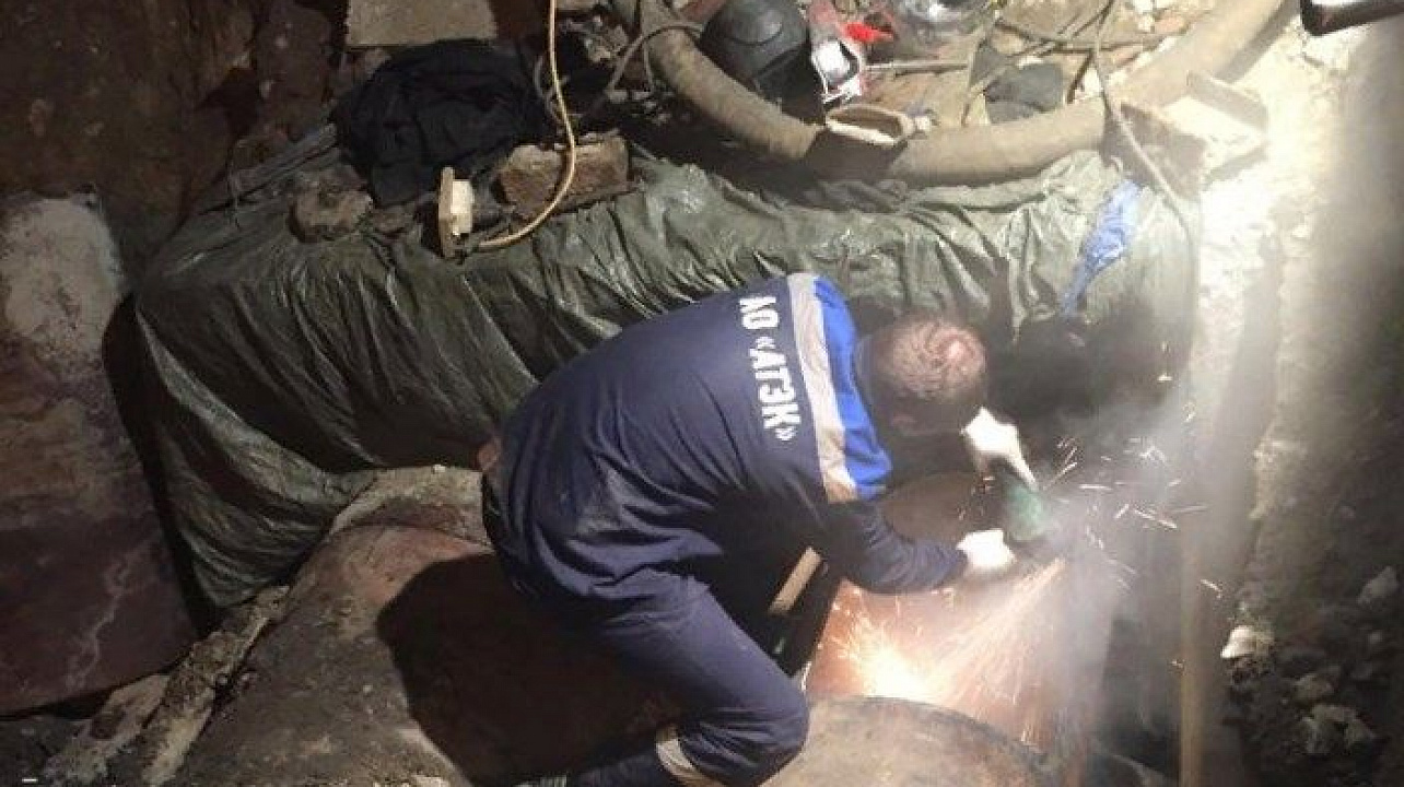 Аварию на теплоцентрали в Комсомольском микрорайоне Краснодара ликвидировали