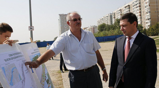 В Краснодаре заложили символический камень на месте аллеи в честь 80-летия образования Краснодарского края