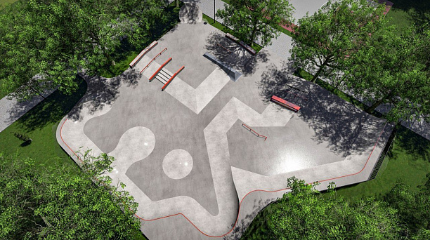 В сквере Дружбы народов Краснодара отремонтируют спортивное оборудование и установят новый скейт-парк