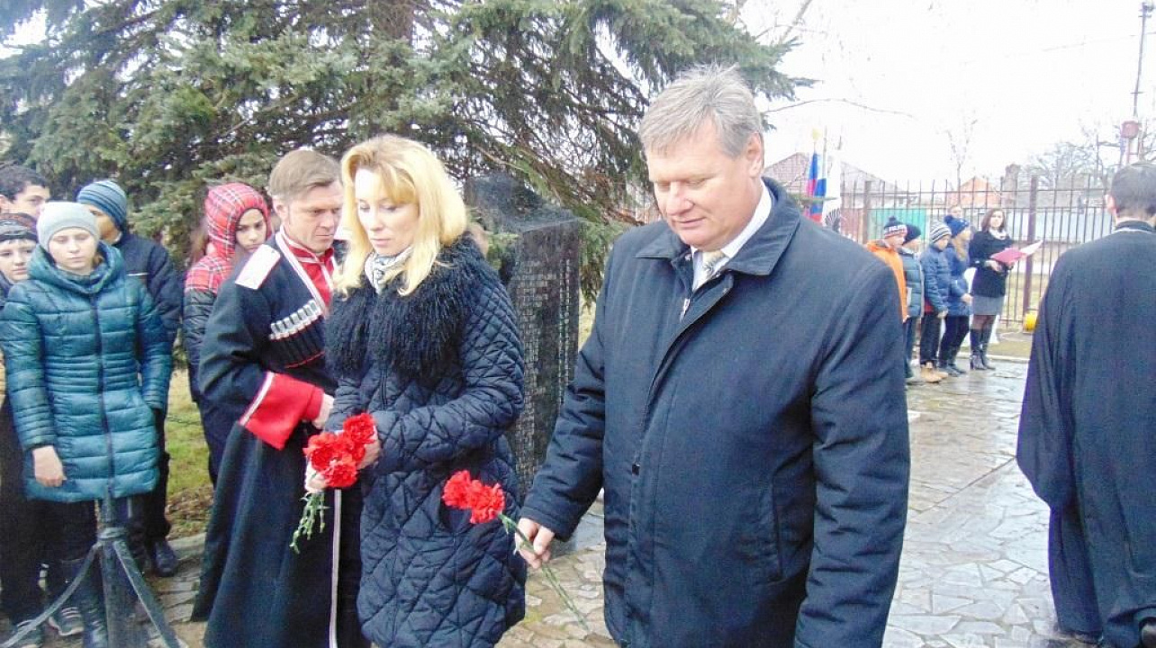Жители Березовского сельского округа почтили память освободителей Краснодара