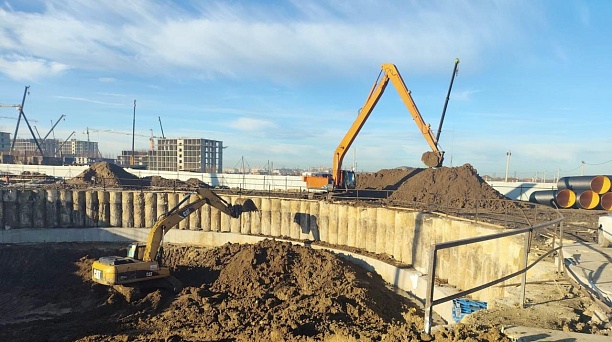 В Краснодаре проложили более семи километров второй очереди 20-го канализационного коллектора