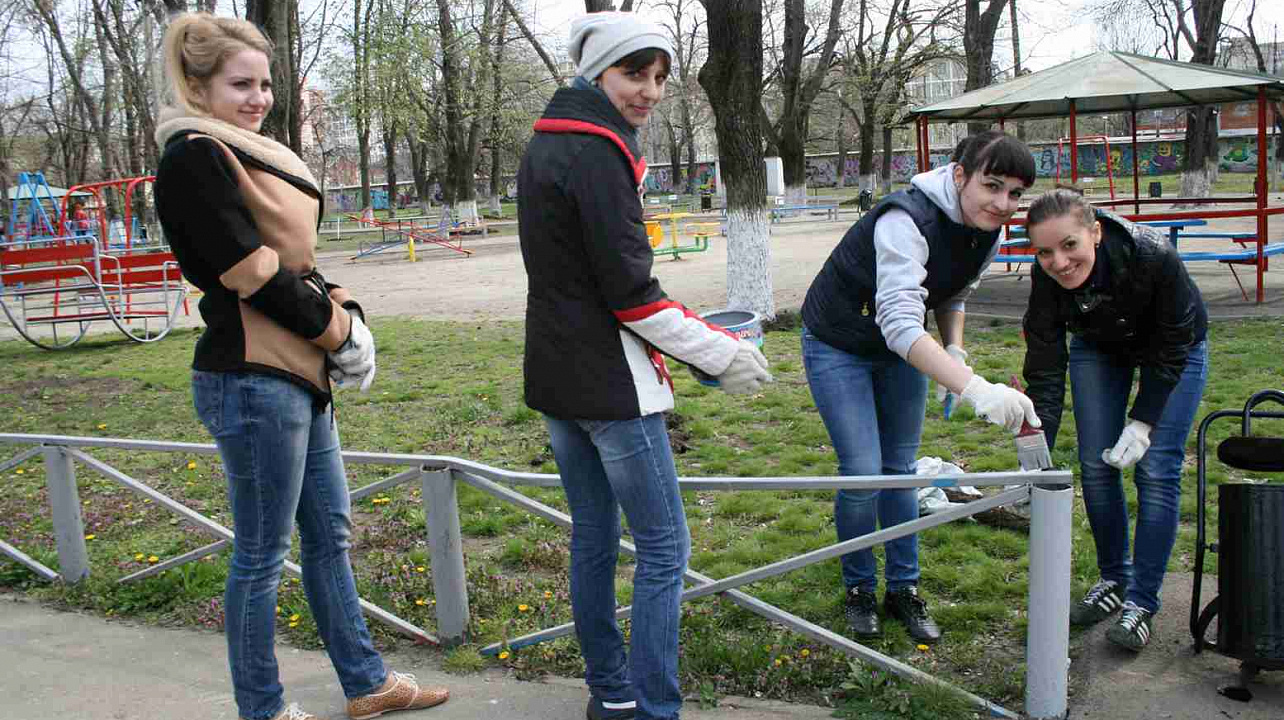 Субботник сквер Майский 2