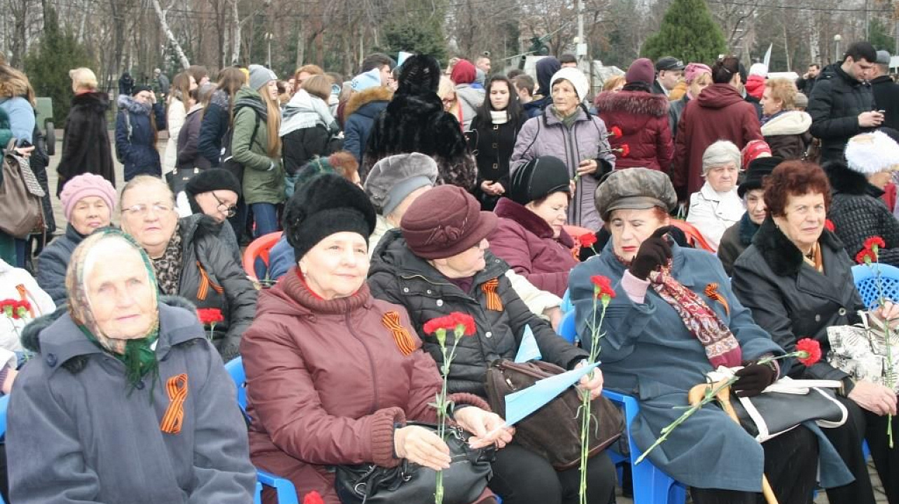 Жители Прикубанского округа приняли участие в открытии патриотического месячника