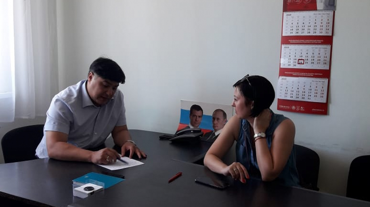 В хуторе Ленина состоялся приём граждан главой администрации Пашковского сельского округа