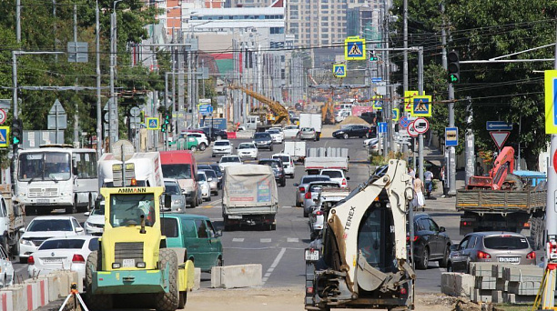 В Краснодаре в ночь с 9 на 10 сентября частично закроют для проезда перекресток ул. им. Тургенева и ул. им. Калинина