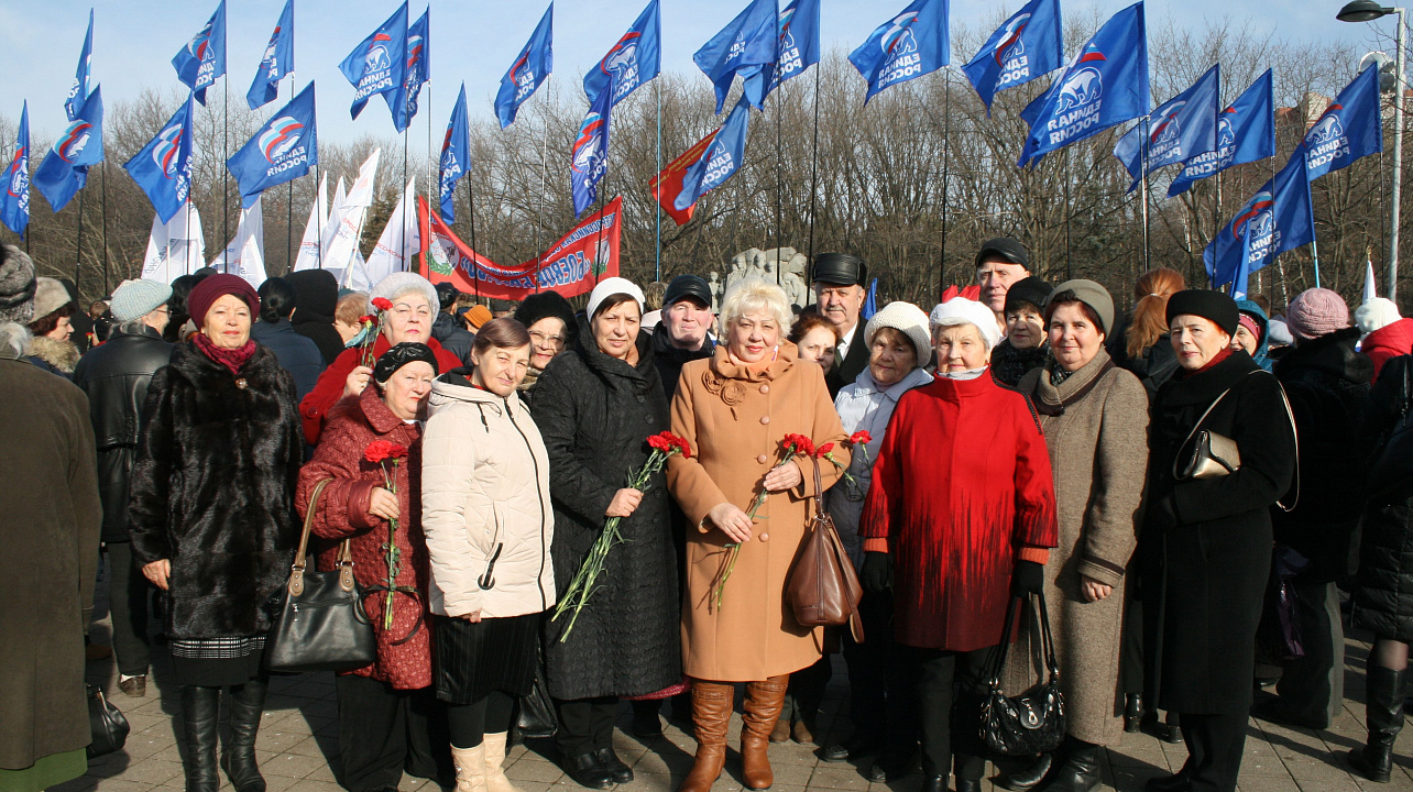Жители Прикубанского округа приняли участие в городском митинге в честь годовщины освобождения Краснодара