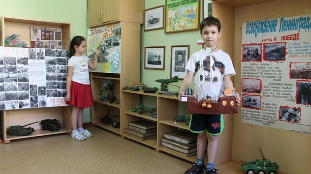 В детском саду № 23 Западного округа организован военный мини-музей