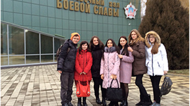 Студенты Академии ИМСИТ побывали на экскурсии в Выставочном зале Боевой Славы