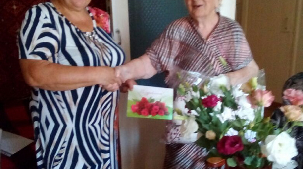 В Прикубанском округе поздравили ветерана войны с 95-летием